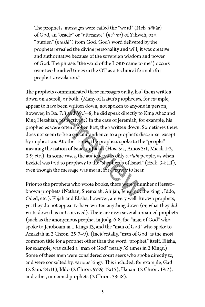 A Study of the Minor Prophets by Chad Sychtysz