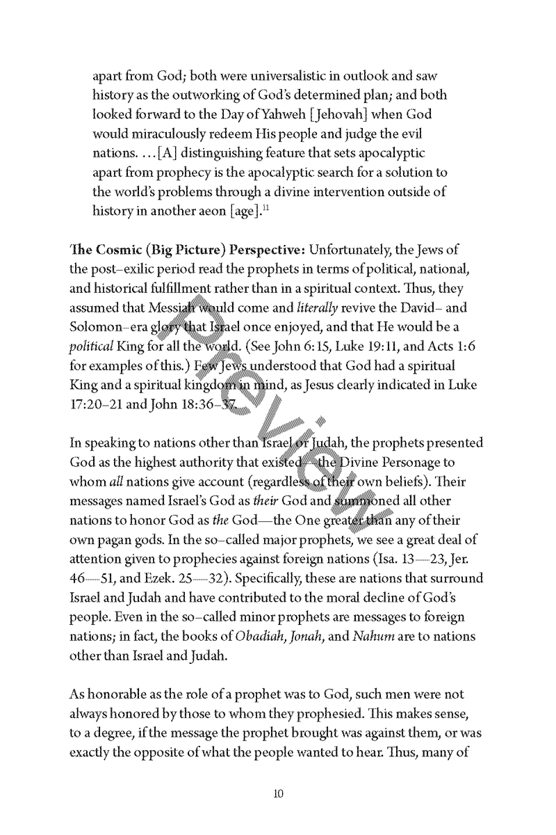 A Study of the Minor Prophets by Chad Sychtysz