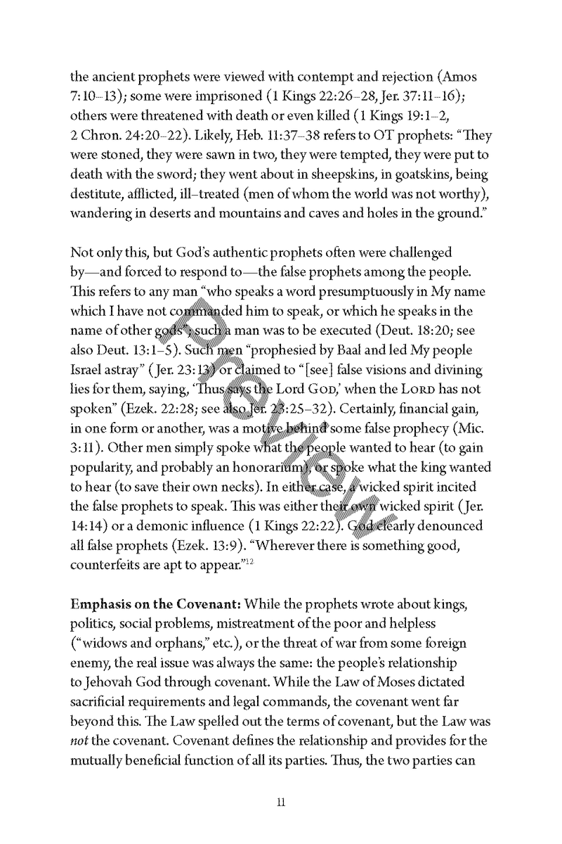 A Study of the Minor Prophets by Chad Sychtysz