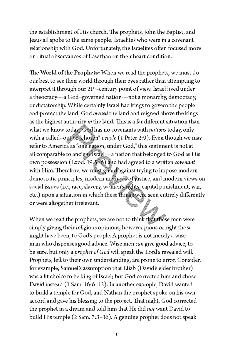 A Study of the Minor Prophets by Chad Sychtysz