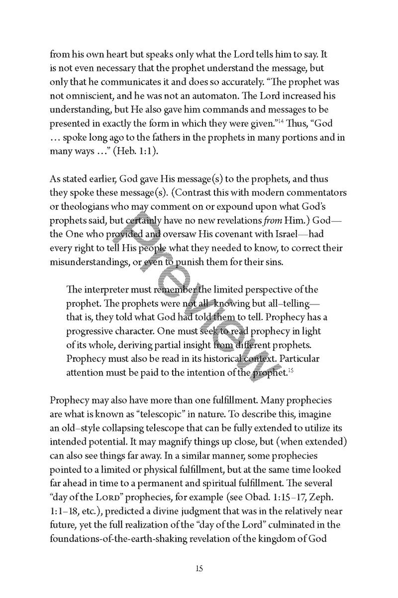 A Study of the Minor Prophets by Chad Sychtysz