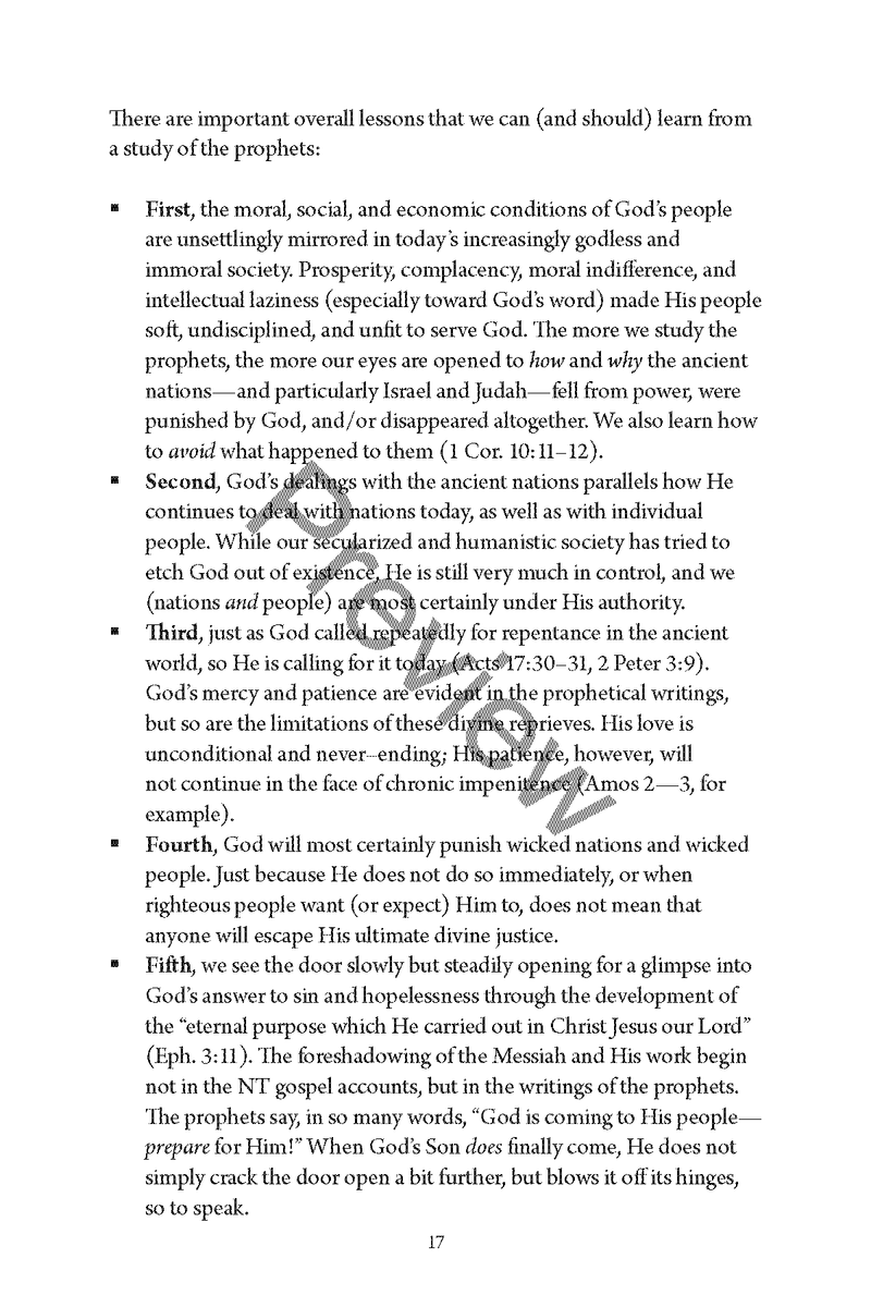 A Study of the Minor Prophets by Chad Sychtysz