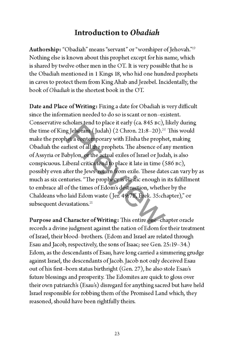 A Study of the Minor Prophets by Chad Sychtysz