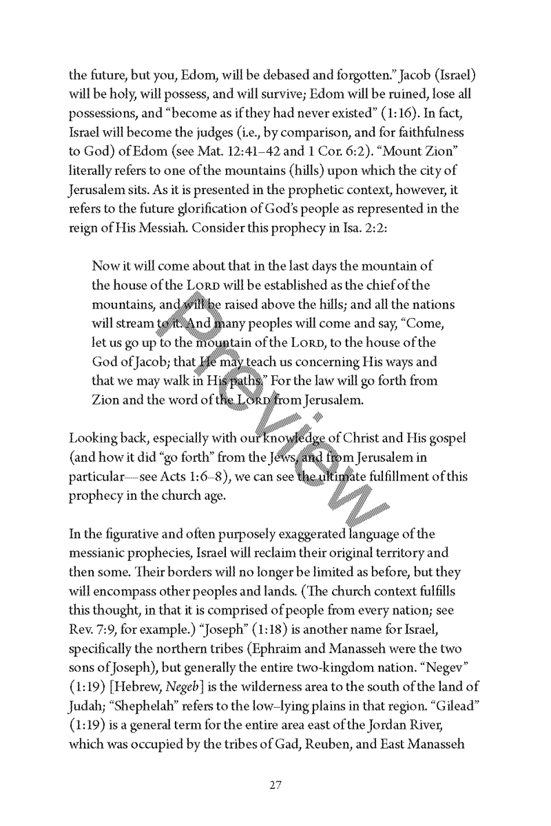 A Study of the Minor Prophets by Chad Sychtysz