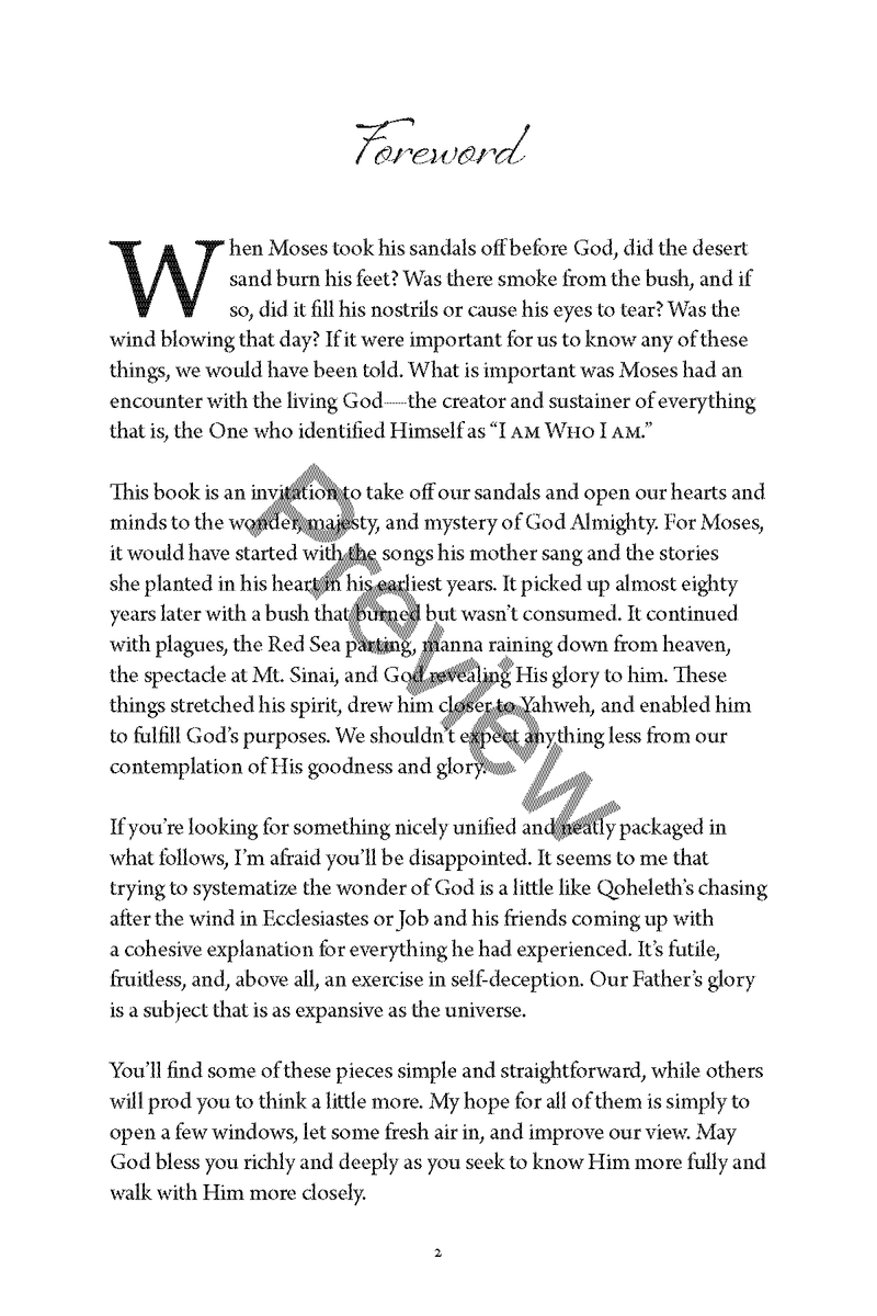 Too Wonderful for Me: Embracing the Awe of the Almighty by Bruce Green
