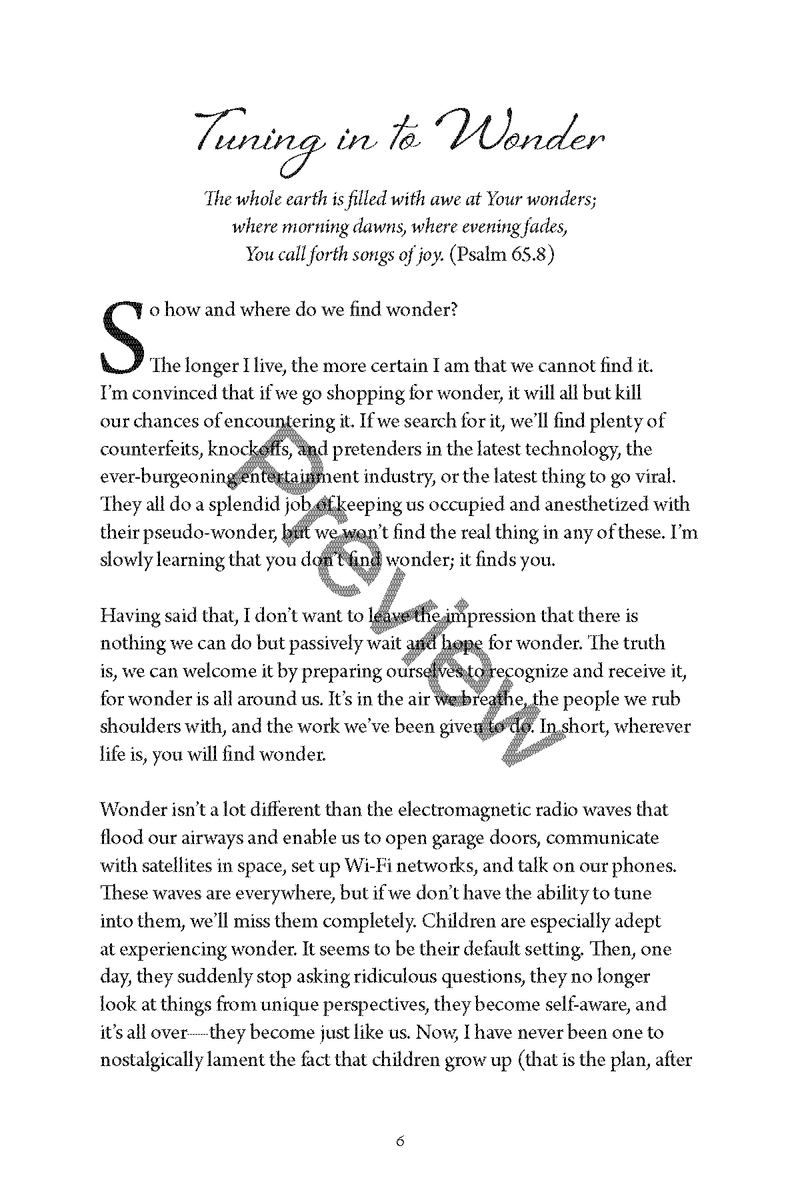 Too Wonderful for Me: Embracing the Awe of the Almighty by Bruce Green
