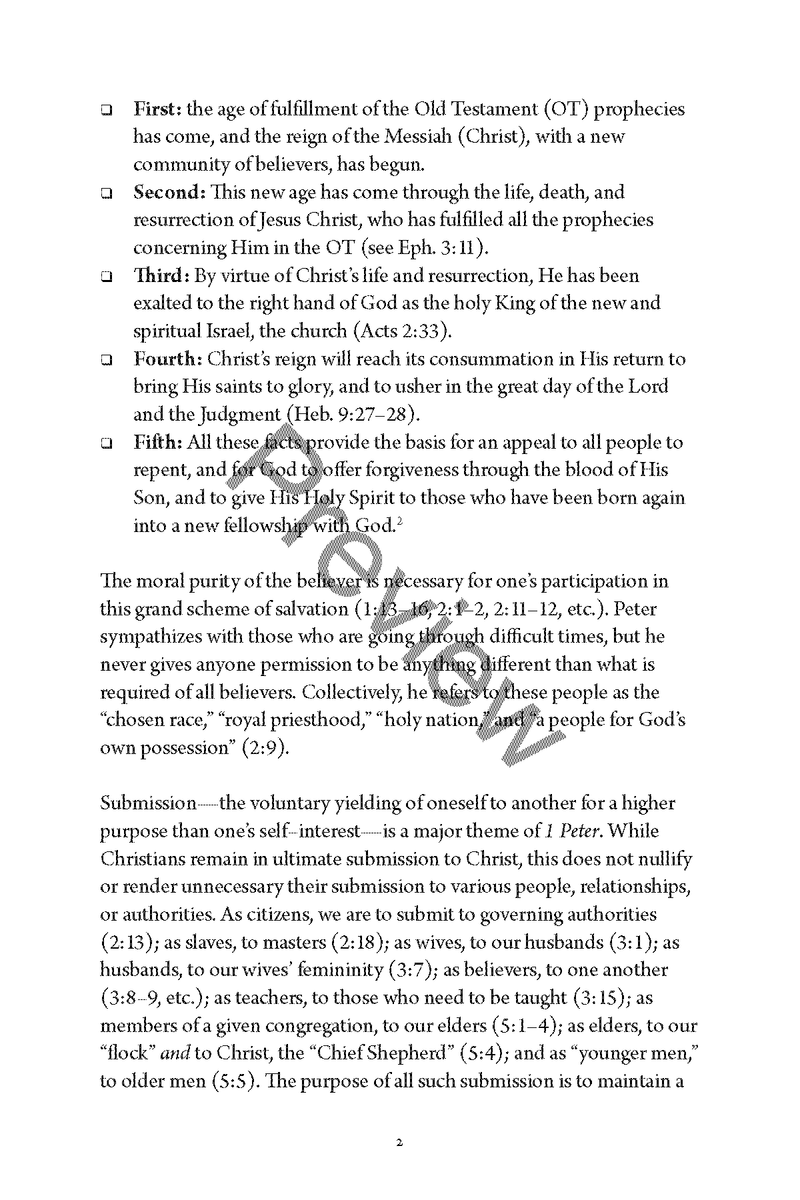 1 & 2 Peter Personal Workbook by Chad Sychtysz