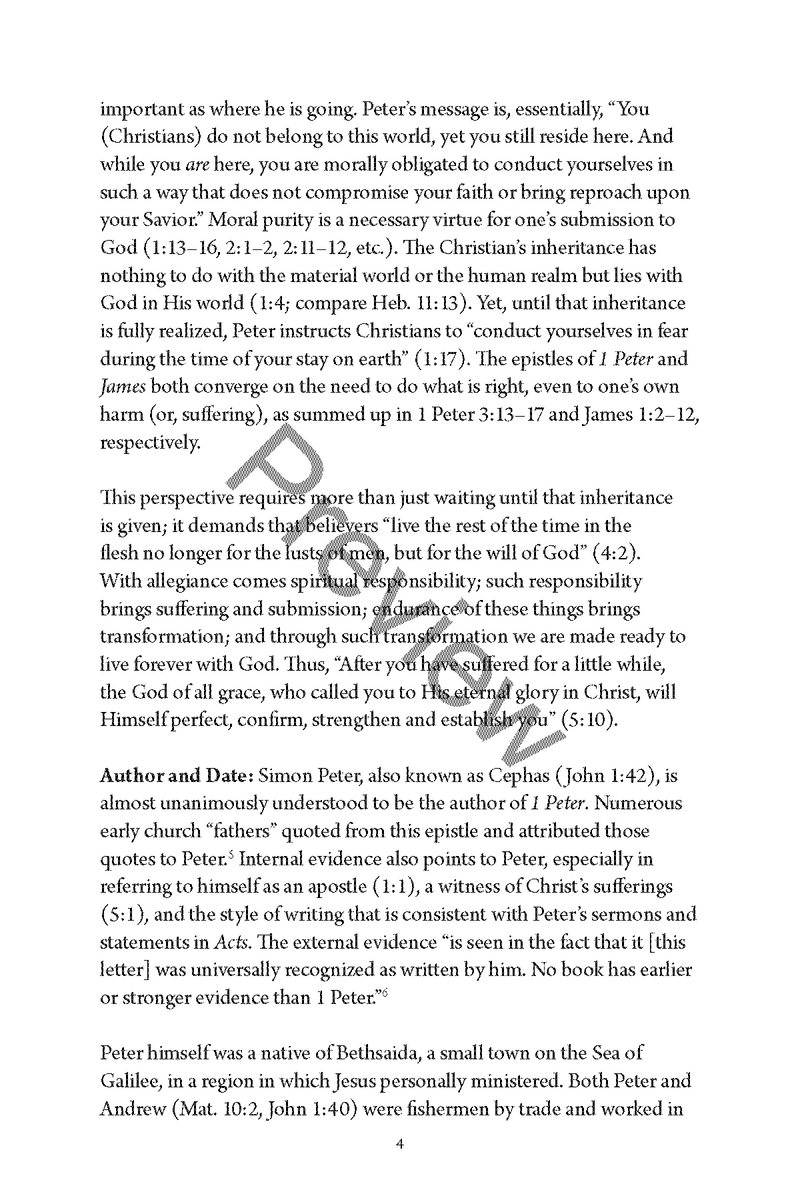 1 & 2 Peter Personal Workbook by Chad Sychtysz