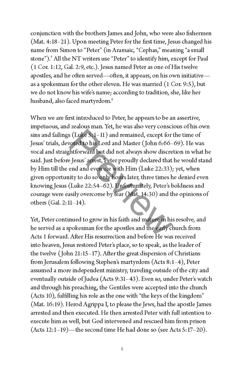 1 & 2 Peter Personal Workbook by Chad Sychtysz