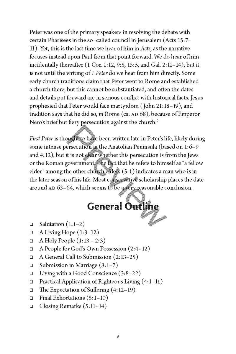 1 & 2 Peter Personal Workbook by Chad Sychtysz
