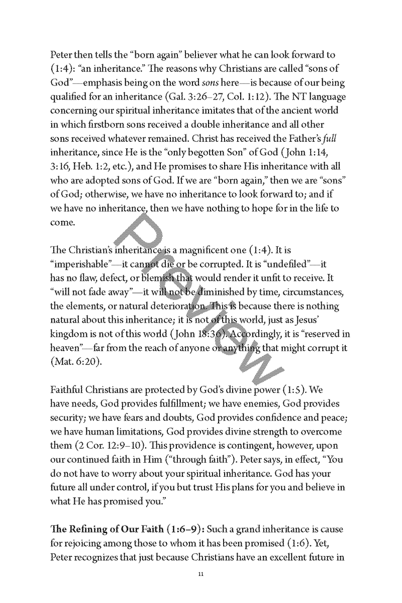 1 & 2 Peter Personal Workbook by Chad Sychtysz