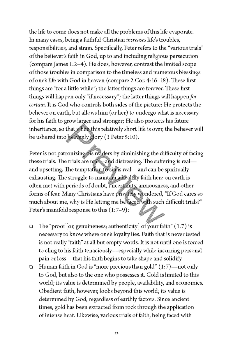 1 & 2 Peter Personal Workbook by Chad Sychtysz