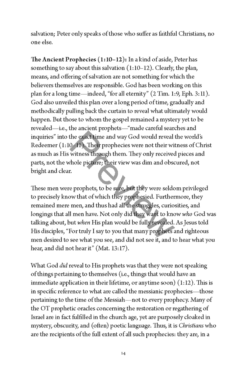 1 & 2 Peter Personal Workbook by Chad Sychtysz