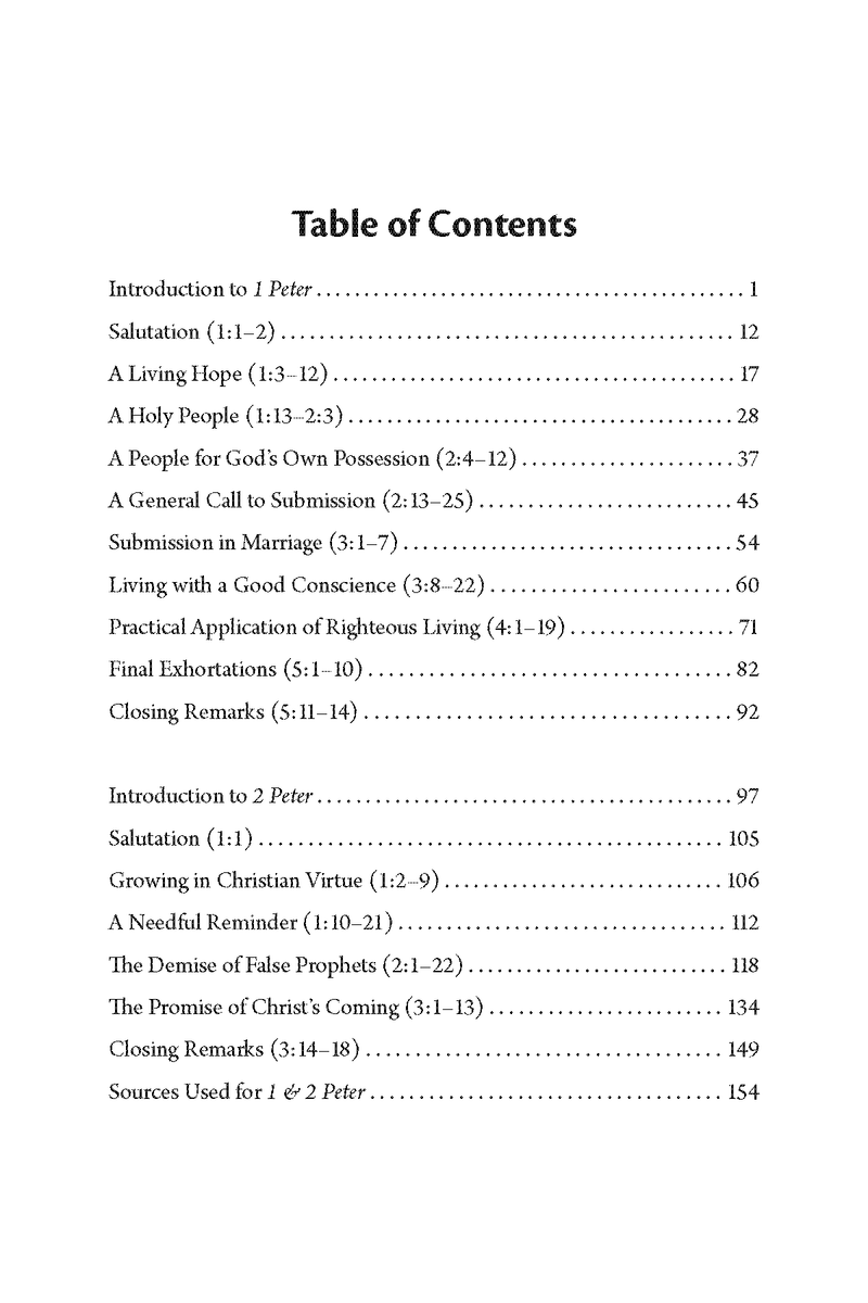1 & 2 Peter Quick Study Commentary Series by Chad Sychtysz