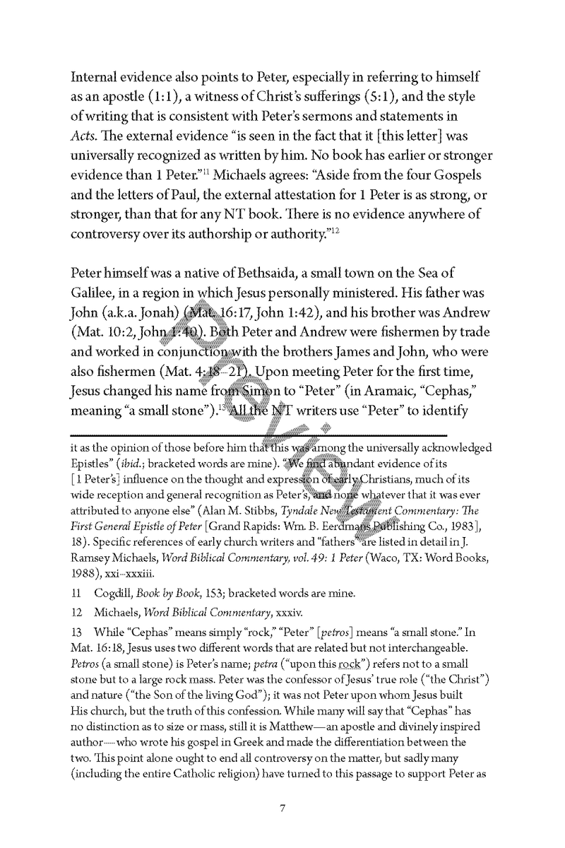 1 & 2 Peter Quick Study Commentary Series by Chad Sychtysz