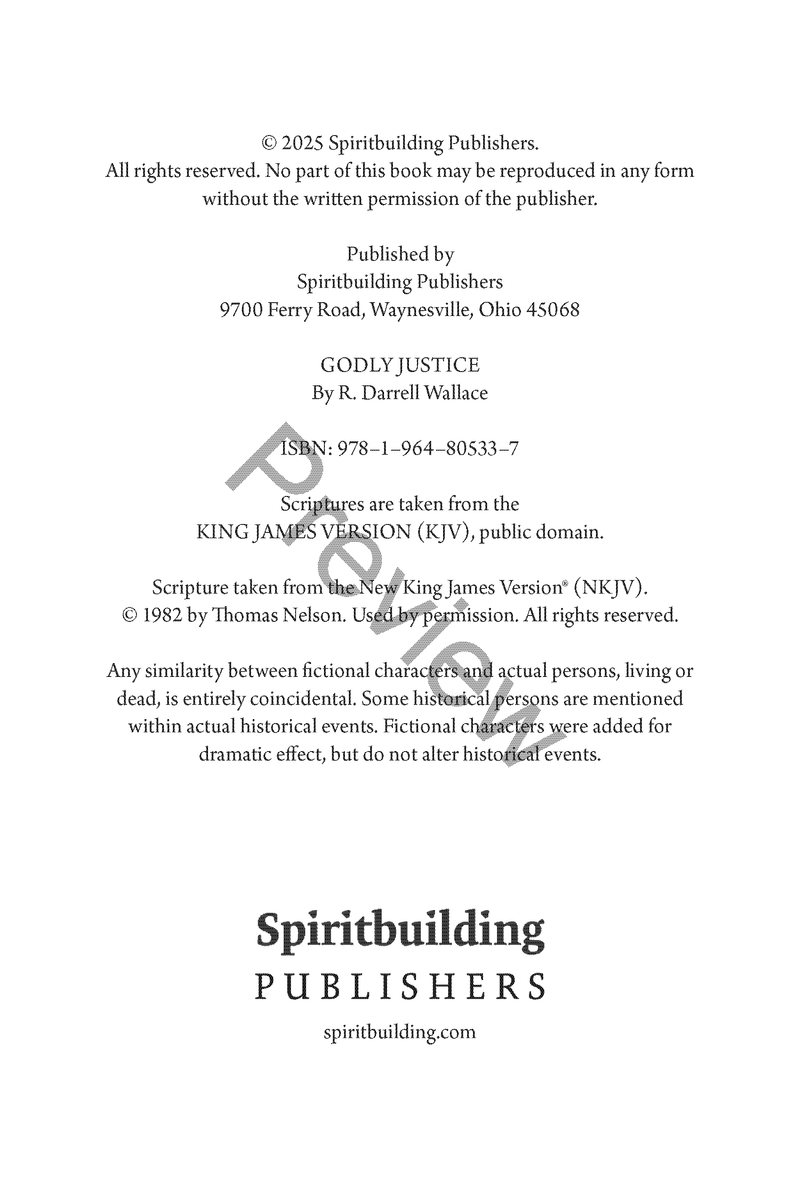 Godly Justice by R. Darrell Wallace (Hardcover)