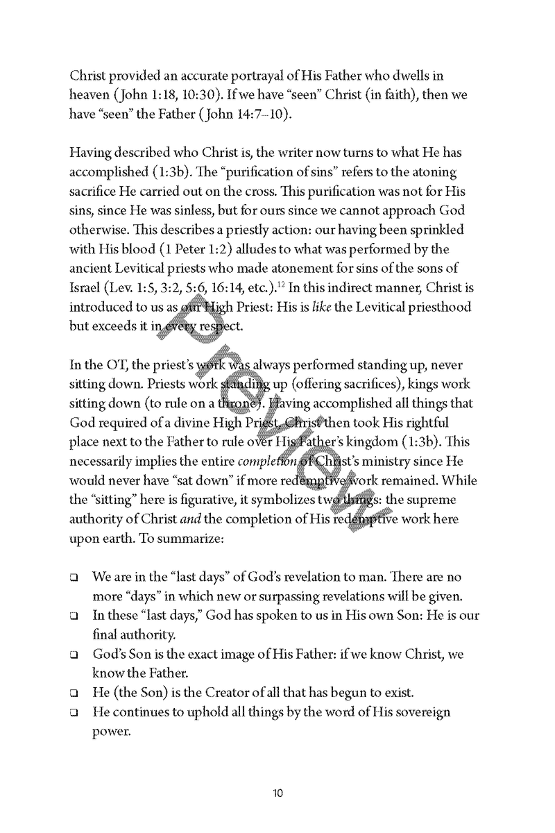 Hebrews: Personal Workbook by Chad Sychtysz