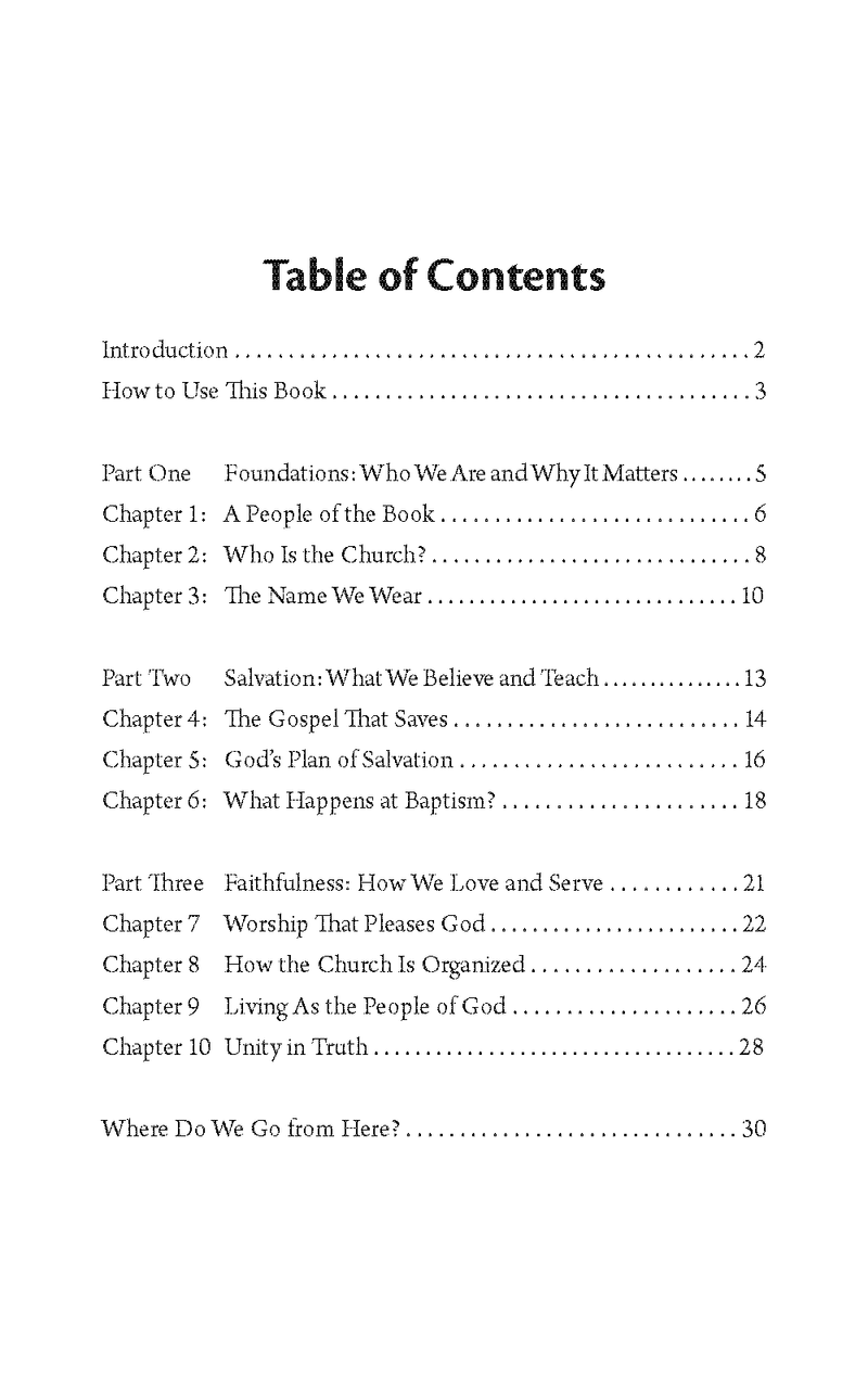 Getting to Know the Churches of Christ by Matthew Allen (Slightly Damaged or Worn)