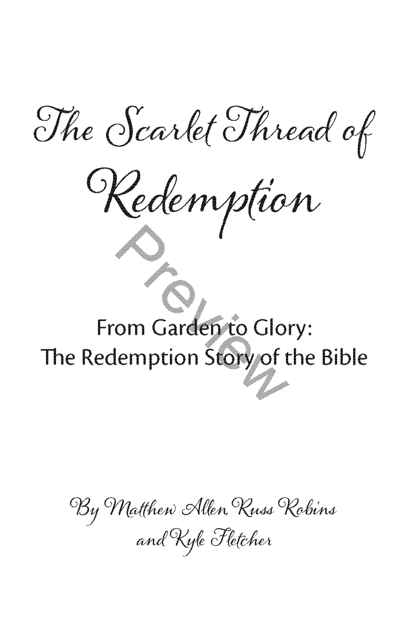 The Scarlet Thread of Redemption