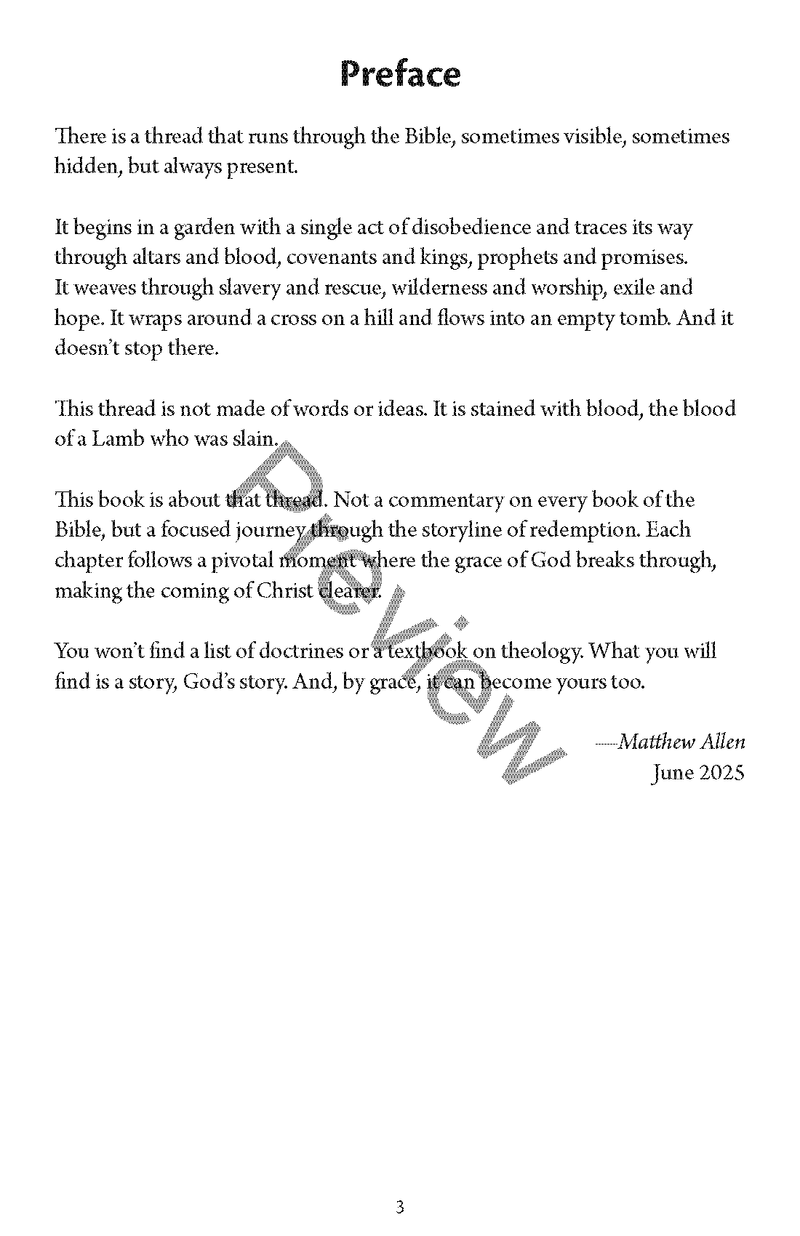 The Scarlet Thread of Redemption