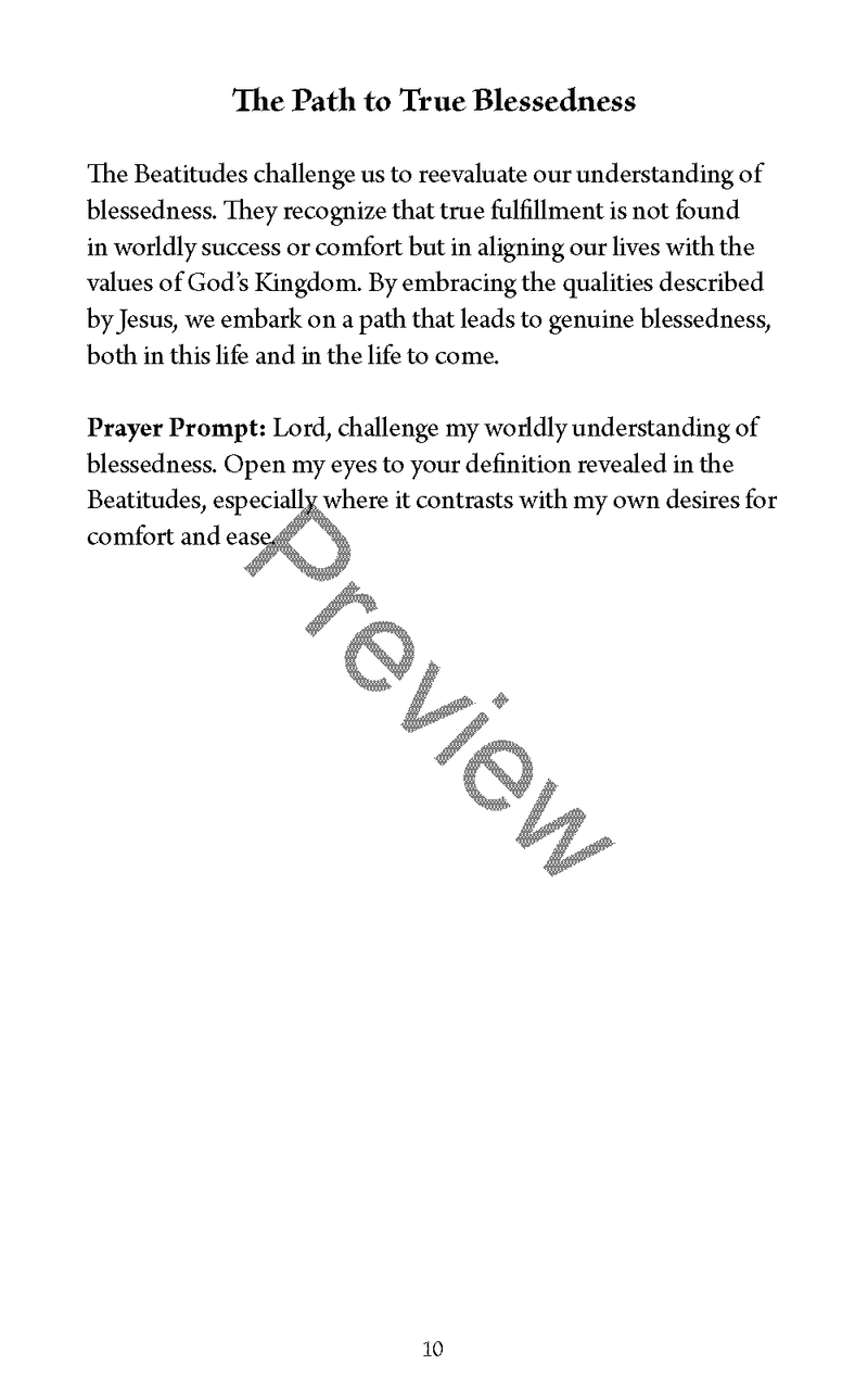 The Sermon on the Mount: From Hearing to Doing