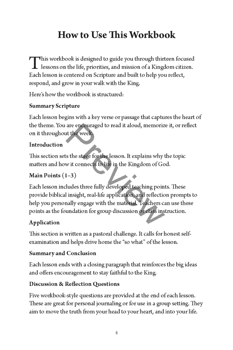 Citizens of the Kingdom: Living Fully Under the Reign of King Jesus