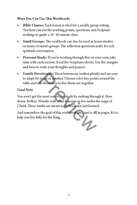 Citizens of the Kingdom: Living Fully Under the Reign of King Jesus