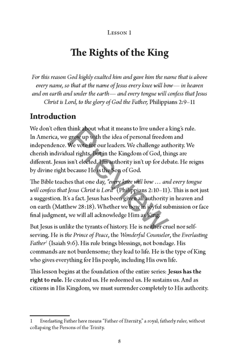 Citizens of the Kingdom: Living Fully Under the Reign of King Jesus