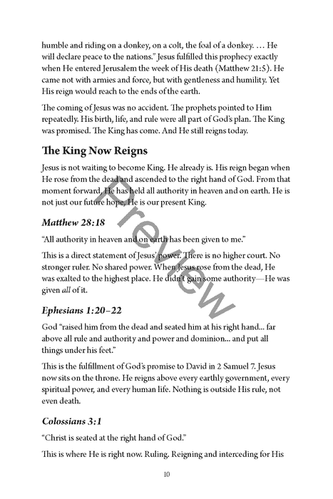 Citizens of the Kingdom: Living Fully Under the Reign of King Jesus