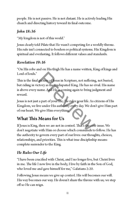 Citizens of the Kingdom: Living Fully Under the Reign of King Jesus