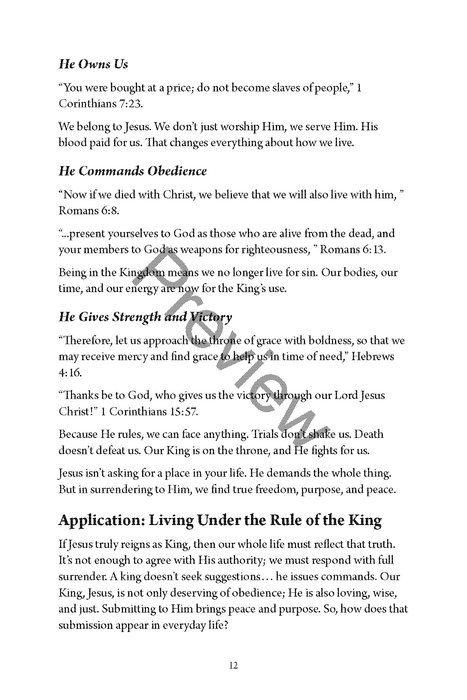 Citizens of the Kingdom: Living Fully Under the Reign of King Jesus