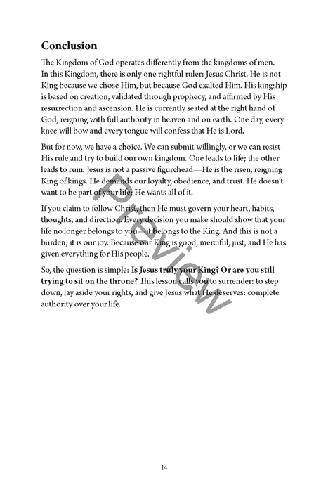 Citizens of the Kingdom: Living Fully Under the Reign of King Jesus