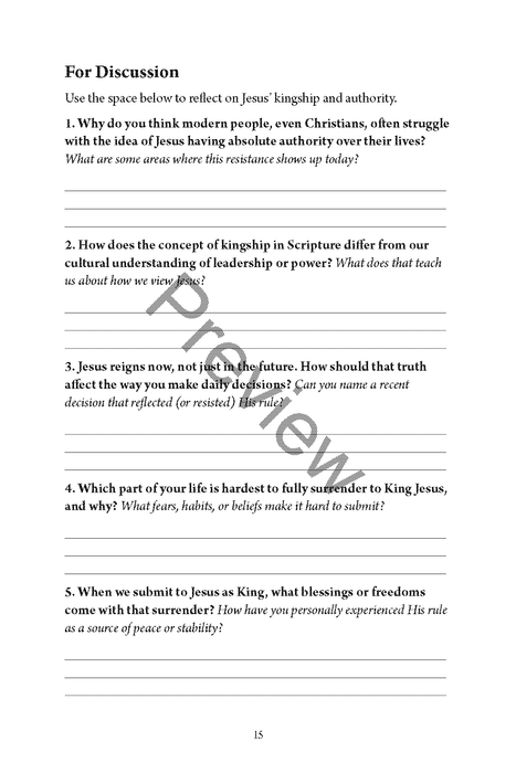 Citizens of the Kingdom: Living Fully Under the Reign of King Jesus