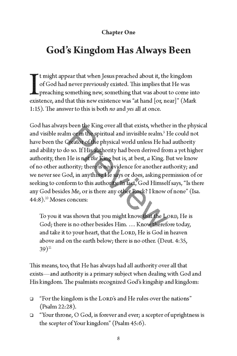 The Kingdom of God: A Biblical Perspective - by Chad Sychtysz