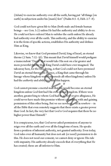The Kingdom of God: A Biblical Perspective - by Chad Sychtysz