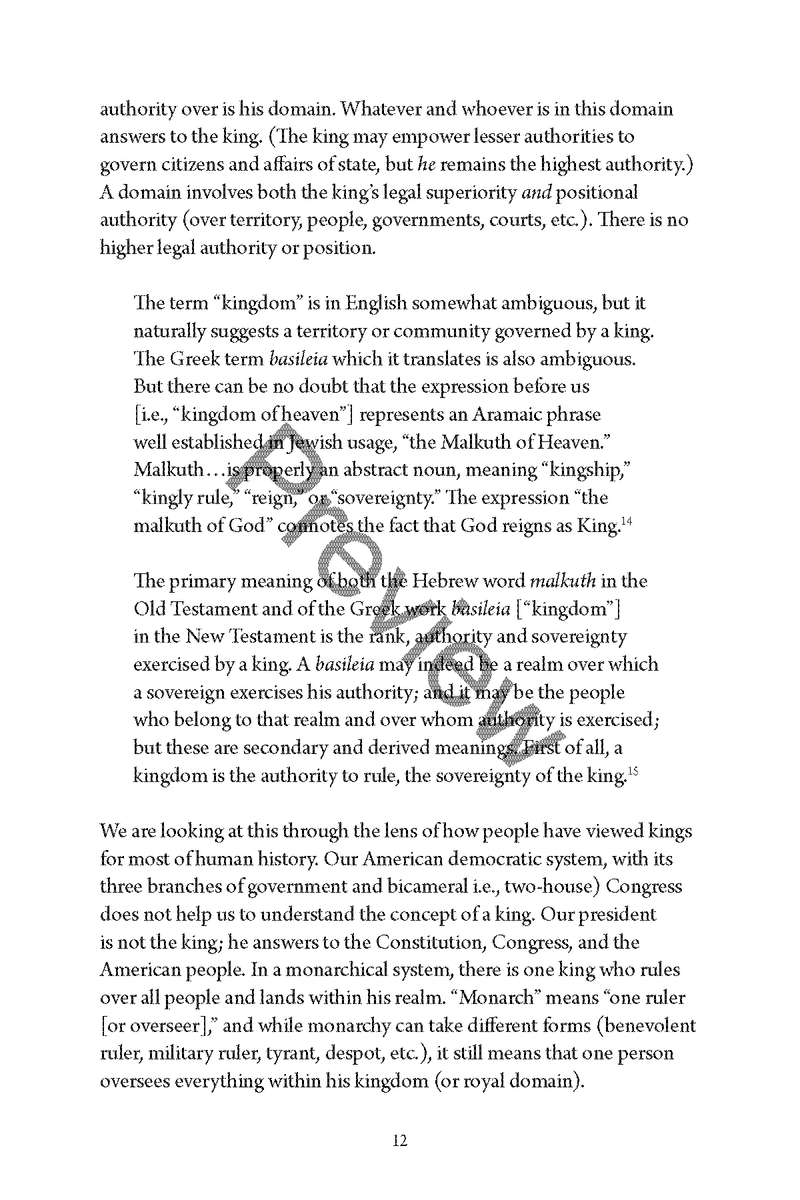 The Kingdom of God: A Biblical Perspective - by Chad Sychtysz