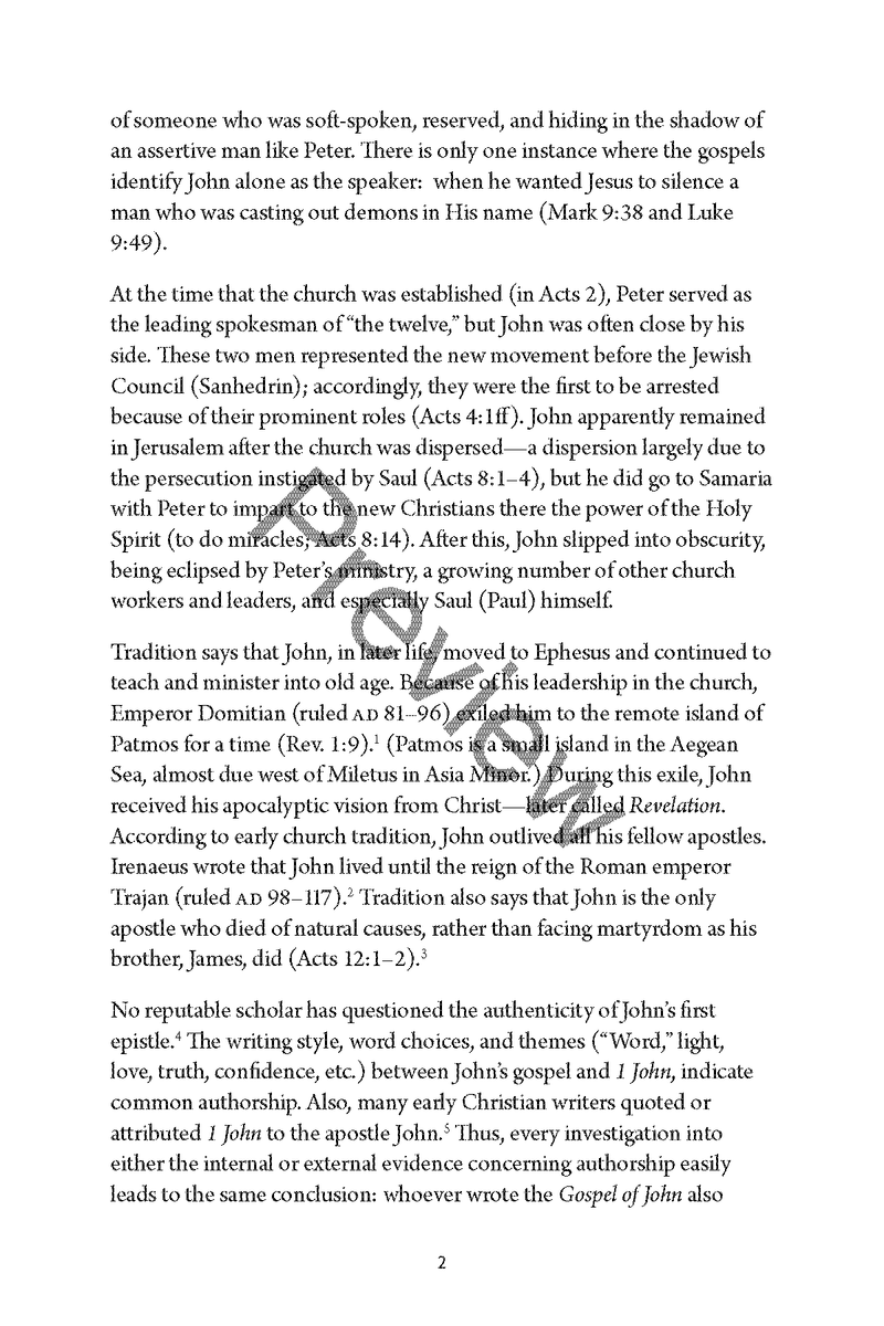 The Epistles of John and Jude: Personal Workbook  By Chad Sychtysz