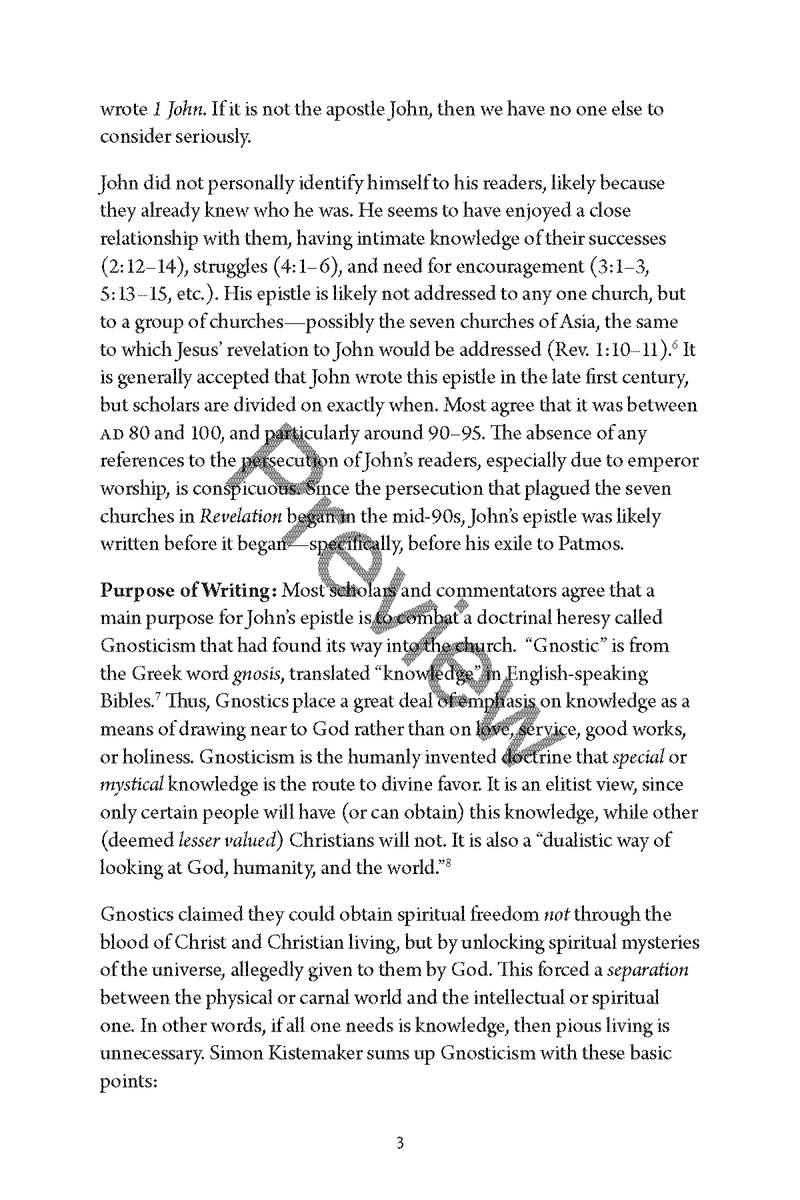 The Epistles of John and Jude: Personal Workbook  By Chad Sychtysz