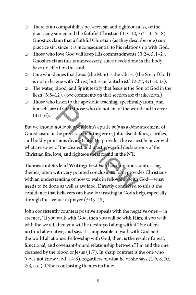 The Epistles of John and Jude: Personal Workbook  By Chad Sychtysz