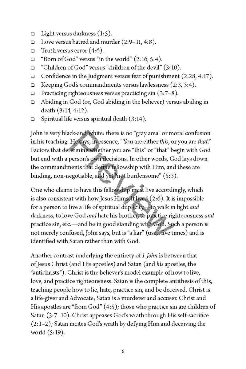 The Epistles of John and Jude: Personal Workbook  By Chad Sychtysz