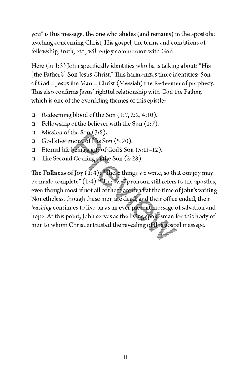 The Epistles of John and Jude: Personal Workbook  By Chad Sychtysz