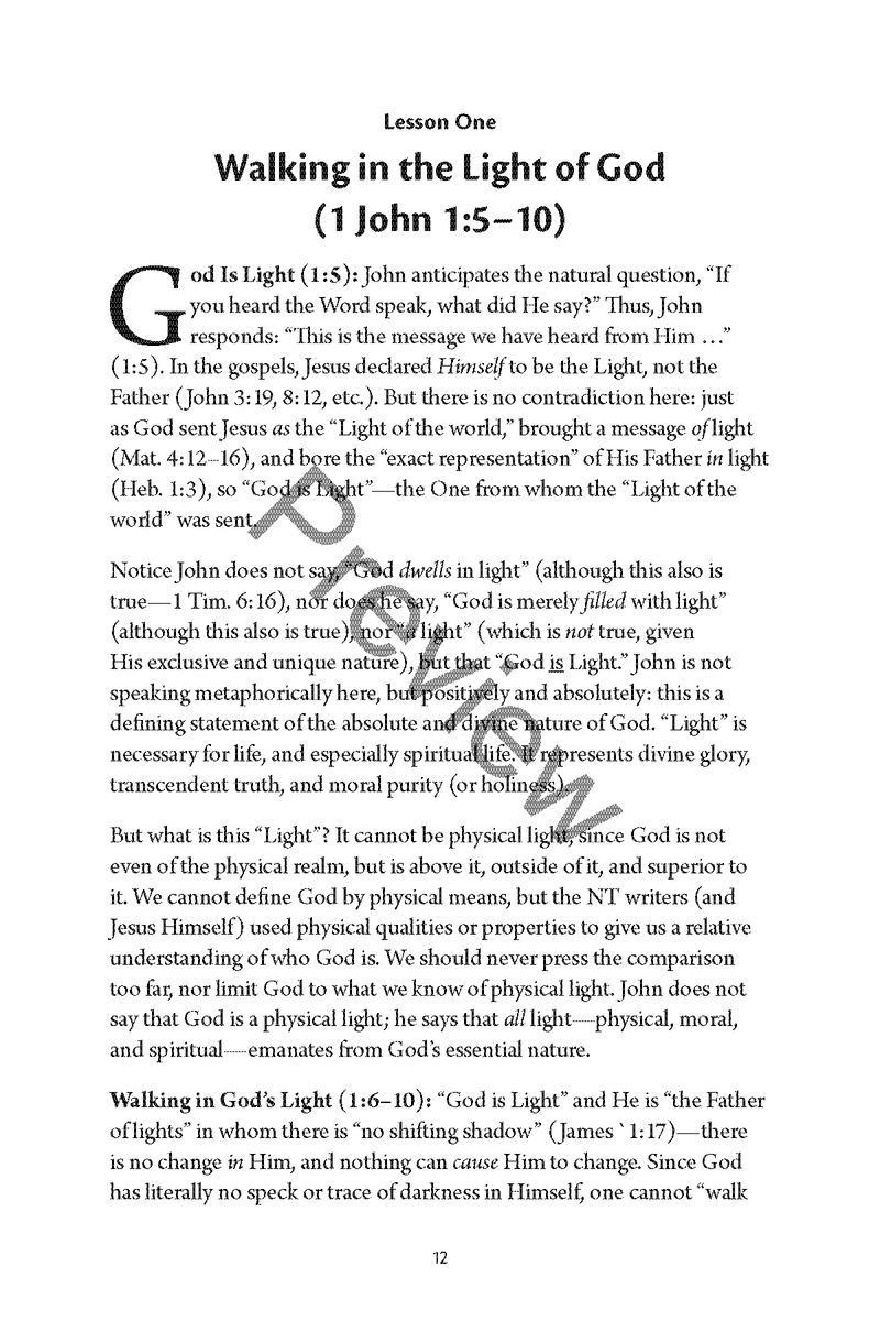The Epistles of John and Jude: Personal Workbook  By Chad Sychtysz