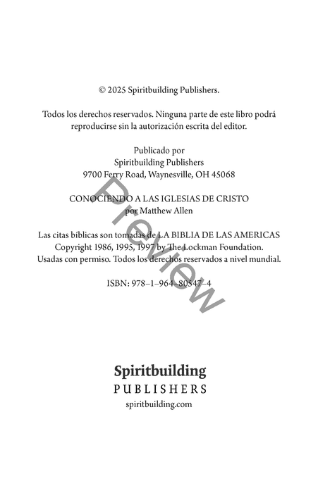 Conociendo a las Iglesias de Cristo por Matthew Allen