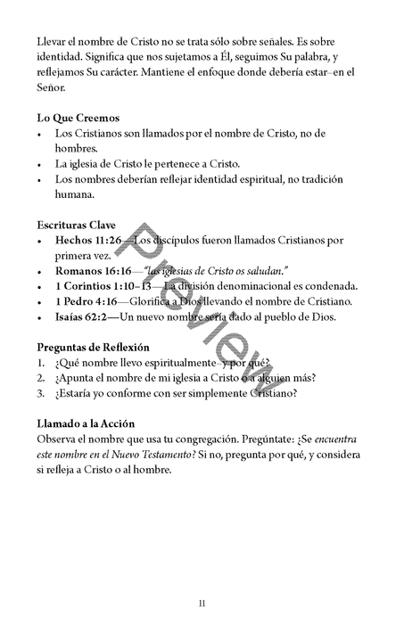 Conociendo a las Iglesias de Cristo por Matthew Allen