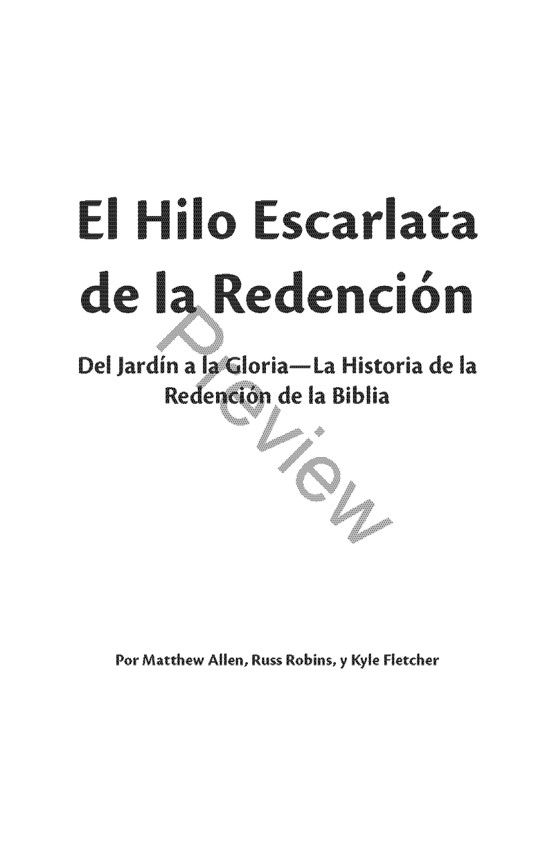 El Hilo Escarlata de la Redención