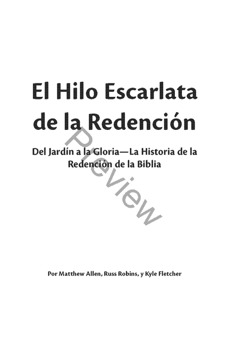 El Hilo Escarlata de la Redención