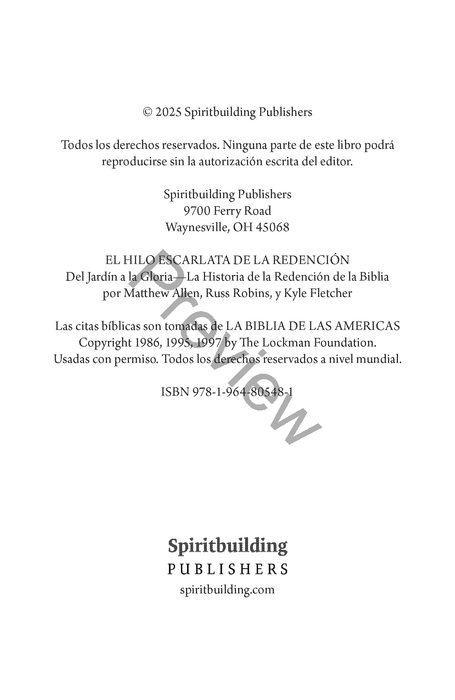 El Hilo Escarlata de la Redención