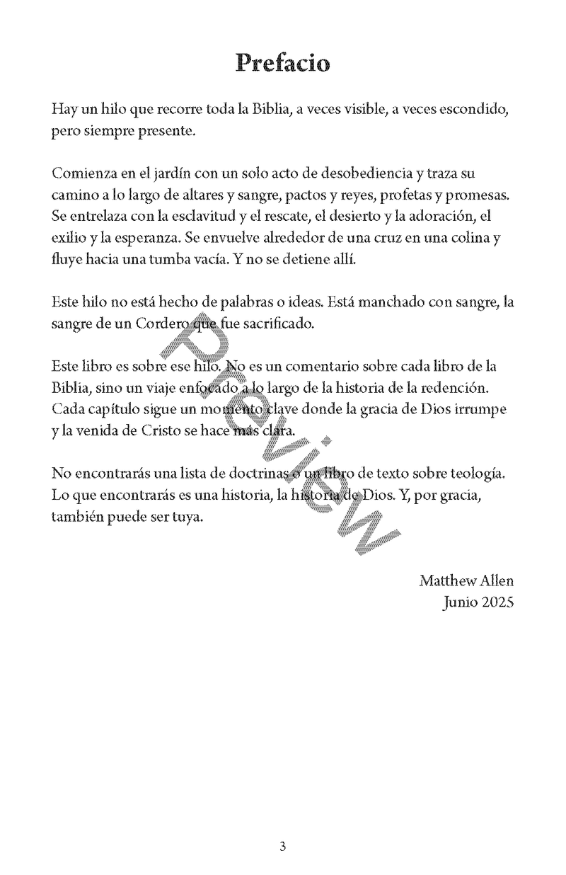 El Hilo Escarlata de la Redención