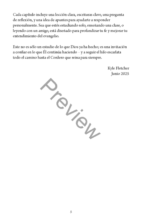 El Hilo Escarlata de la Redención