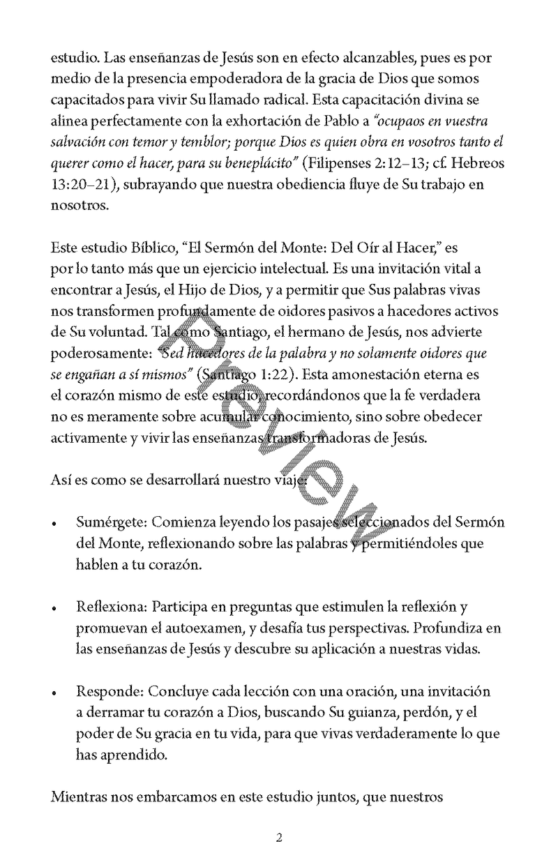 El Sermón del Monte: De Oír a Hacer Por Clay Gentry